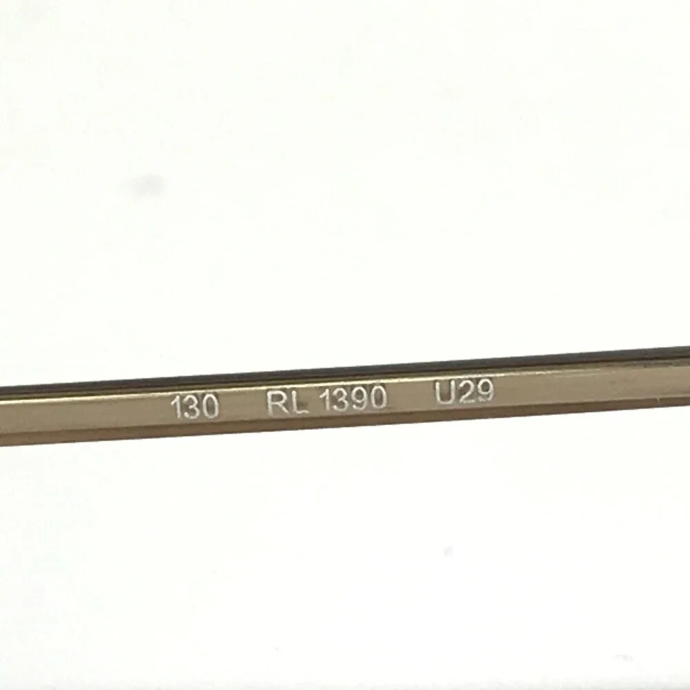 Ralph Lauren RL 1390 U29 Eyeglasses Frames Brown Oval Round Full Rim 49-16-130